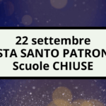 Chiusura scuola per festività