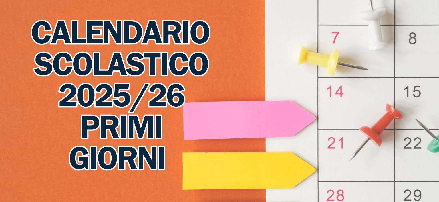 Calendario scolastico 2025/2026- PRIMI GIORNI