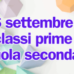 INFORMAZIONI 6 settembre -classi PRIME scuola secondaria di primo grado-